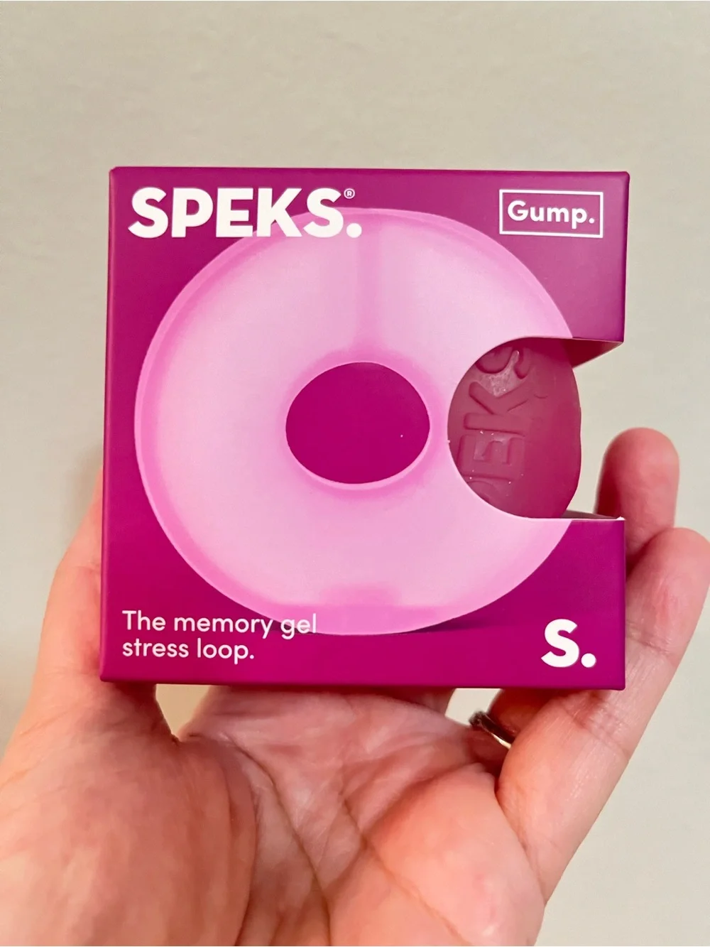 SPEKS Gump Memory Gel Stress Loop Fidget Toy🌸
